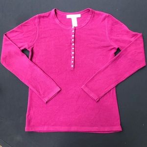 Josephine Chaus sweater, wine, small